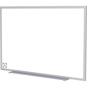 Ghent+Hygienic+Porcelain+Whiteboard+with+Aluminum+Frame+-+36%26quot%3B+%283+ft%29+Width+x+24%26quot%3B+%282+ft%29+Height+-+White+Porcelain+Steel+Surface+-+White+Anodized+Aluminum+Frame+-+Magnetic+-+1+Each
