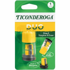 Ticonderoga+DUO+Manual+Pencil+Sharpener+-+Multicolor+-+1+Each