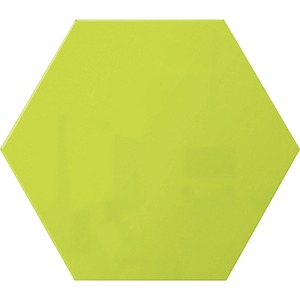 Ghent+Powder-Coated+Hex+Steel+Whiteboards+-+21%26quot%3B+%281.7+ft%29+Width+x+18%26quot%3B+%281.5+ft%29+Height+-+Green+Steel+Surface+-+Hexagonal+-+Magnetic+-+1+Each