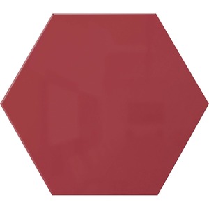 Ghent+Powder-Coated+Hex+Steel+Whiteboards+-+21%26quot%3B+%281.7+ft%29+Width+x+18%26quot%3B+%281.5+ft%29+Height+-+Red+Steel+Surface+-+Hexagonal+-+Magnetic+-+1+Each