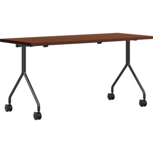 HON+Between+HMPT2460NS+Nesting+Table+-+Rectangle+Top+-+4+Seating+Capacity+x+60%26quot%3B+Width+x+24%26quot%3B+Depth+-+Shaker+Cherry+-+1+Each