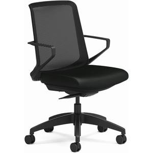HON+Cliq+Chair+-+Black+Fabric+Seat+-+Black+Mesh+Back+-+Black+Frame+-+Black+-+Armrest