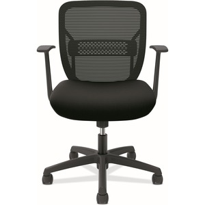 HON+Gateway+Chair+-+Fabric+Seat+-+Black+Mesh+Back+-+Black+Frame+-+Black+-+Armrest