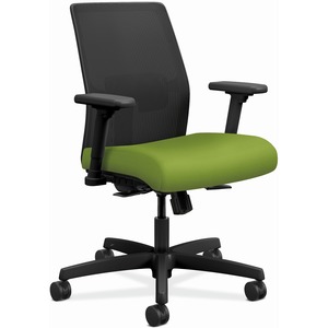 HON Ignition 2.0 Chair - Pear Fabric Seat - Black Mesh Back - Black Frame - Pear