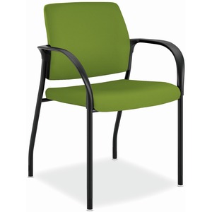 HON Ignition Chair - Pear Fabric Back - Black Steel Frame - Pear - Armrest