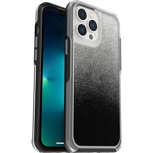 OtterBox iPhone 13 Pro Max, iPhone 12 Pro Max Symmetry Series Clear Case - For Apple iPhone 12 Pro Max, iPhone 13 Pro Max Smartphone - Ombre Spray (Clear/Black) - Drop Resistant, Bump Resistant, Scrape Resistant - Polycarbonate, Synthetic Rubber, Plastic