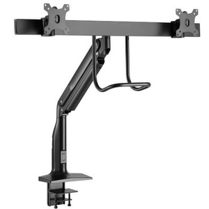 Tripp Lite Safe-IT Clamp Mount for Monitor-Interactive Display-HDTV - Black - 2 Display(s)