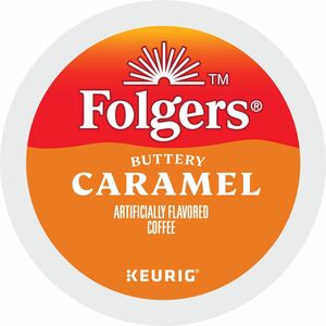 Folgers® K-Cup Caramel Drizzle Coffee - Compatible with Keurig Brewer - Medium - 24 / Box