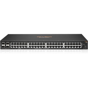 Aruba 6000 48G 4SFP Switch - 48 Ports - Manageable - Gigabit Ethernet - 10/100/1000Base-T, 1000Base-X - 3 Layer Supported - Modular - 4 SFP Slots - 44.20 W Power Consumption - Optical Fiber, Twisted Pair - 1U High - Rack-mountable, Cabinet Mount, Surface Mount, Wall Mountable - Lifetime Limited Warranty