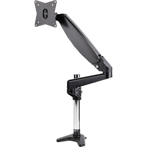 StarTech.com Desk Mount Monitor Arm for Single VESA Display 32" , 8kg/17.6lb, Full Motion Articulating & Height Adjustable, C-Clamp/Grommet - VESA 75X75/100x100mm single monitor arm - Up to 32in (17.6lb) - Swivel/tilt/rotate - Full motion articulating arm - One-touch height adjustment - C-Clamp (85mm)/grommet mount (70mm) - Detachable VESA plate - Cable management