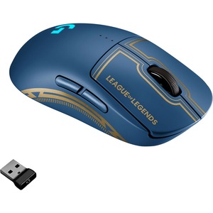 Logitech G PRO Wireless Mouse League Of Legends Edition - Optical - Wireless - USB - 25600 dpi - 8 Programmable Button(s) - Symmetrical