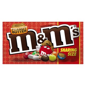 M&M's Peanut Butter Chocolate Candies - Peanut Butter - 24 / Box