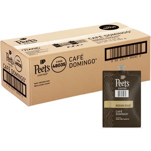 Lavazza Portion Pack Peet's Café Domingo Coffee - Compatible with Flavia - Medium - 76 / Carton