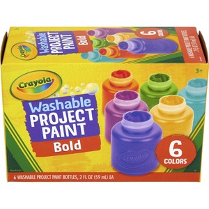Crayola+Washable+Project+Paint+-+6+%2F+Pack+-+Yellow%2C+Green%2C+Yellow+Orange%2C+Red+Orange%2C+Fuchsia%2C+Blue%2C+Violet%2C+Teal