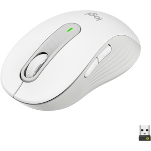 Logitech Signature M650 (Off-white) - Optical - Wireless - Bluetooth/Radio Frequency - Off White - USB - 2000 dpi - Scroll Wheel - 5 Button(s) - 5 Programmable Button(s) - Medium Hand/Palm Size