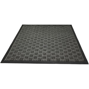 Floortex+Ribmat+Heavy-duty+Door+Mat+-+Indoor%2C+Outdoor%2C+Home%2C+Business+-+48%26quot%3B+Length+x+32%26quot%3B+Width+-+Rectangular+-+Synthetic+Fiber+-+Brown+-+1Each