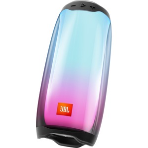 JBL Pulse 4 Portable Bluetooth Speaker System - 20 W RMS - Black - 70 Hz to 20 kHz - 360° Circle Sound - Battery Rechargeable - 1 Pack