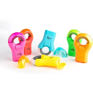 Serve+Ring+Eraser+%26+Sharpener+-+Plastic+-+Multicolor+-+1+Each