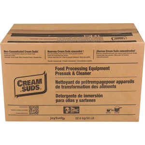 JoySuds+Cream+Suds+Food+Equipment+Cleaner+-+Concentrate+-+800+oz+%2850+lb%29+-+Brown+-+1+Carton