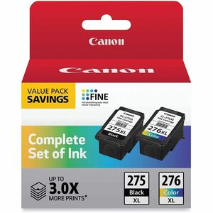 Canon+PG-275XL%2FCL-276XL+Original+High+Yield+Inkjet+Ink+Cartridge+-+Value+Pack+-+Return+Program+-+Black%2C+Tri-color+-+2+Each+-+11.9+mL+Black%2C+12.6+mL+Color