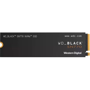 WD Black SN770 WDS200T3X0E 2 TB Solid State Drive - M.2 2280 Internal - PCI Express NVMe (PCI Express NVMe 4.0 x4) - Notebook, Motherboard Device Supported - 1200 TB TBW - 5150 MB/s Maximum Read Transfer Rate