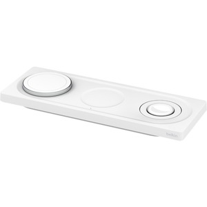 Belkin 3-in-1 Wireless Charging Pad with MagSafe - Input connectors: USB - Fast Charge Mode, LED Indicator, USB Charging