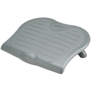SKILCRAFT%C2%AE+SoleSaver+Footrest+-+2.50%26quot%3B+to+4.50%26quot%3B+Adjustable+Height+-+Gray+-+1+%2F+Each