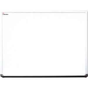 SKILCRAFT%C2%AE+Melamine+Surface+Dry-erase+Board+-+24%26quot%3B+%282+ft%29+Width+x+18%26quot%3B+%281.5+ft%29+Height+-+White+Melamine+Surface+-+Aluminum+Anodized+Satin+Aluminum+Frame+-+Rectangle+-+Horizontal%2FVertical+-+1+Each