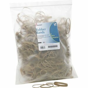 SKILCRAFT%C2%AE+Sterling-Grade+Rubber+Bands+-+Size%3A+%2354+-+Reusable%2C+Elastic%2C+Stretchable+-+Rubber%2C+Crepe+-+Beige+-+1+Pack