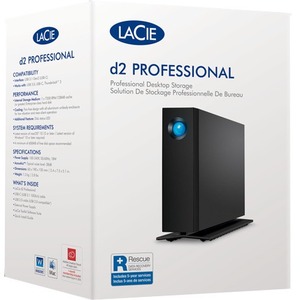 LaCie d2 Professional STHA20000800 20 TB Desktop Hard Drive - 3.5" External - SATA (SATA/600) - USB 3.1 Type C - 5 Year Warranty - Retail