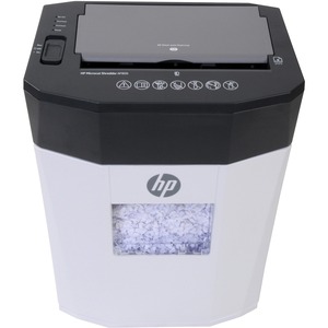 HP AF809 Autofeed Paper Shredder - Continuous Shredder - Micro Cut - 9 Per Pass - for shredding Credit Card, Paper, Staples - 10 Minute Run Time - 40 Minute Cool Down Time - 14.38 L Wastebin Capacity - 551.82 W - White