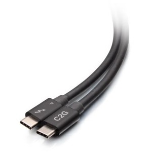 C2G 1.5ft Thunderbolt 4 Cable - USB C Thunderbolt 4 Cable - 100W - 40Gbps - 8K 60Hz