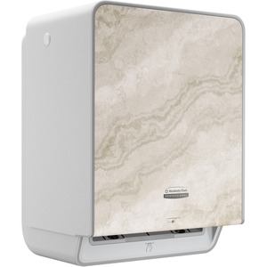 Kimberly-Clark+Professional+ICON+Auto+Roll+Towel+Dispenser+-+Touchless+Dispenser+-+16.5%26quot%3B+Height+x+12.4%26quot%3B+Width+x+10.2%26quot%3B+Depth+-+Warm+Marble+-+Automatic%2C+Hinged%2C+Jam-free%2C+Key+Lock%2C+Push+Button%2C+Long+Lasting+-+1+Each