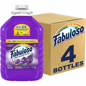 Fabuloso+All-Purpose+Cleaner+-+128+fl+oz+%284+quart%29+-+Lavender+Scent+-+4+%2F+Carton+-+Rinse-free%2C+Residue-free%2C+Long+Lasting+-+Purple