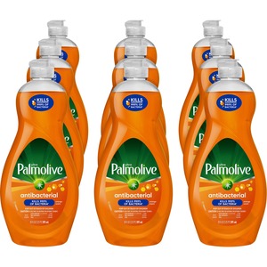 Palmolive+Antibacterial+Ultra+Dish+Soap+-+Concentrate+-+20+fl+oz+%280.6+quart%29+-+9+%2F+Carton+-+Phosphate-free%2C+Kosher-free%2C+Residue-free%2C+Non-abrasive%2C+Antibacterial+-+Orange