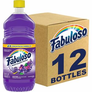 Fabuloso+All-Purpose+Cleaner+-+33.8+fl+oz+%281.1+quart%29+-+Lavender+Scent+-+12+%2F+Carton+-+Rinse-free%2C+Residue-free%2C+Long+Lasting+-+Lavender