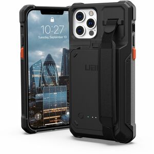 Urban Armor Gear Rugged Carrying Case Apple iPhone 12, iPhone 12 Pro Smartphone - Black