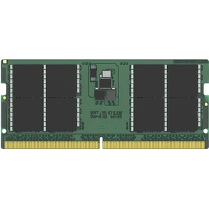 Kingston 64GB (2 x 32GB) DDR5 SDRAM Memory Kit - For Notebook, Workstation, Server, Desktop PC - 64 GB (2 x 32GB) - DDR5-4800/PC5-38400 DDR5 SDRAM - 4800 MHz Dual-rank Memory - CL40 - 1.10 V - Retail - Non-ECC - Unbuffered - 262-pin - SoDIMM - Lifetime Warranty