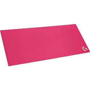 Logitech G G840 XL Gaming Mouse Pad - Surface Texture - 15.75" (400 mm) x 35.43" (900 mm) Dimension - Pink - Rubber, Cloth - Extra Large