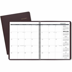 At-A-Glance+2025+Monthly+Planner%2C+Winestone%2C+Large%2C+9%26quot%3B+x+11%26quot%3B+-+Large+-+Monthly+-+15+Month+-+January+2025+to+March+2026+-+1+Month+Double+Page+Layout+-+9%26quot%3B+x+11%26quot%3B+Sheet+Size+-+White+Sheet+-+Wire+Bound+-+Winestone+Cover+-+1