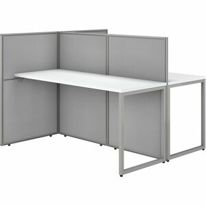 Bush+Business+Furniture+Easy+Office+60W+2+Person+Cubicle+Desk+Workstation+with+45H+Panels