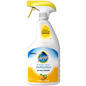 Pledge+Everyday+Clean+pH-Balanced+Multisurface+Cleaner+-+25+fl+oz+%280.8+quart%29+-+Fresh+Citrus+ScentTrigger+Bottle+-+1+Each+-+pH+Balanced%2C+Residue-free+-+White