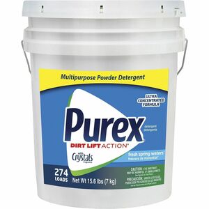 Purex+Fresh+Spring+Dry+Detergent+-+For+Fabric+-+Concentrate+-+Powder+-+249.60+oz+%2815.60+lb%29+-+Fresh+Spring+Waters+Scent+-+Recommended+For%3A+Dirt+Remover%2C+Stain+Remover+-+White+-+1+Each