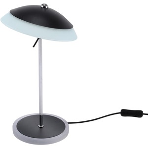 Bostitch+Classic+Desk+Lamp%2C+Black+-+8+W+LED+Bulb+-+Polished+Metal+-+Adjustable+Arm%2C+Flicker-free%2C+Glare-free+Light%2C+Adjustable%2C+Adjustable+Head%2C+Eco-friendly%2C+Flexible+-+450+lm+Lumens+-+Desk+Mountable+-+Black%2C+Chrome+-+for+Desk%2C+Office