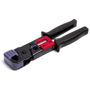 StarTech.com RJ45 RJ11 Crimp Tool with Cable Stripper - RJ45+RJ11 Strip & Crimp Tool - Crimp tool - Crimp on both RJ11 and RJ45 cable connectors from a single tool (with wire stripper) - rj11 crimp tool - rj45 crimp tool - rj45 crimper