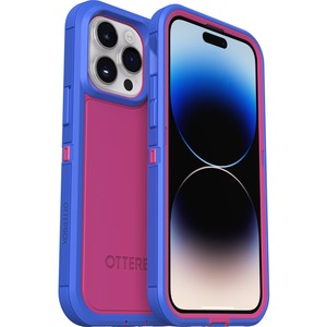 OtterBox Defender Series XT Rugged Carrying Case Apple iPhone 14 Pro Max Smartphone - Blooming Lotus (Pink) - Dirt Resistant Port, Scrape Resistant, Drop Resistant, Bump Resistant - Plastic, Plastic Body - Lanyard Strap - 6.76" (171.70 mm) Height x 3.56" (90.42 mm) Width x 0.55" (13.97 mm) Depth - Retail