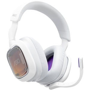 Astro A30 Gaming Headset - Mini-phone (3.5mm), USB Type A - Wired/Wireless - Bluetooth/RF - 49.2 ft - 32 Ohm - 20 Hz - 20 kHz - Over-the-head - Circumaural - 4.9 ft Cable - Omni-directional, Uni-directional Microphone - White
