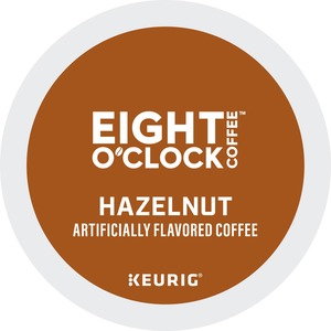 Eight+O%26apos%3BClock%C2%AE+K-Cup+Hazelnut+Coffee+-+Compatible+with+Keurig+Brewer+-+Light%2FMedium+-+24+%2F+Box