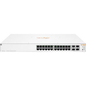 Aruba Instant On 1930 24G Class4 PoE 4SFP/SFP+ 195W Switch - 24 Ports - Manageable - Gigabit Ethernet, 10 Gigabit Ethernet - 10/100/1000Base-T, 10GBase-X - 4 Layer Supported - Modular - 280 W Power Consumption - 195 W PoE Budget - Optical Fiber, Twisted Pair - PoE Ports - 1U High - Rack-mountable, Wall Mountable, Table Top, Cabinet Mount, Under Table - Lifetime Limited Warranty