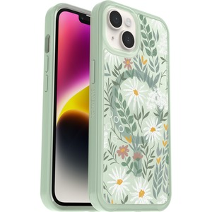 OtterBox iPhone 14 Symmetry Series+ Clear Case for MagSafe - For Apple iPhone 14, iPhone 13 Smartphone - Sage Advice (Green) - Clear - Drop Resistant, Bump Resistant - Polycarbonate, Synthetic Rubber, Plastic